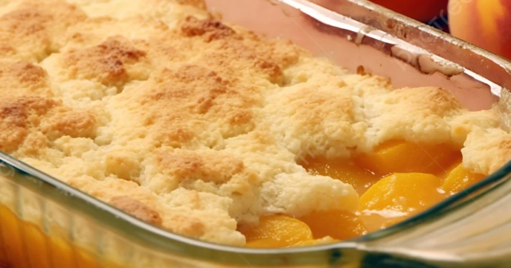 peach cobbler recipe using cake mix 